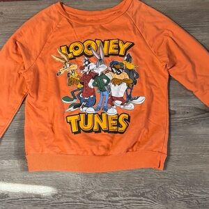 Warner Bros. Looney Tunes Orange Sweatshirt